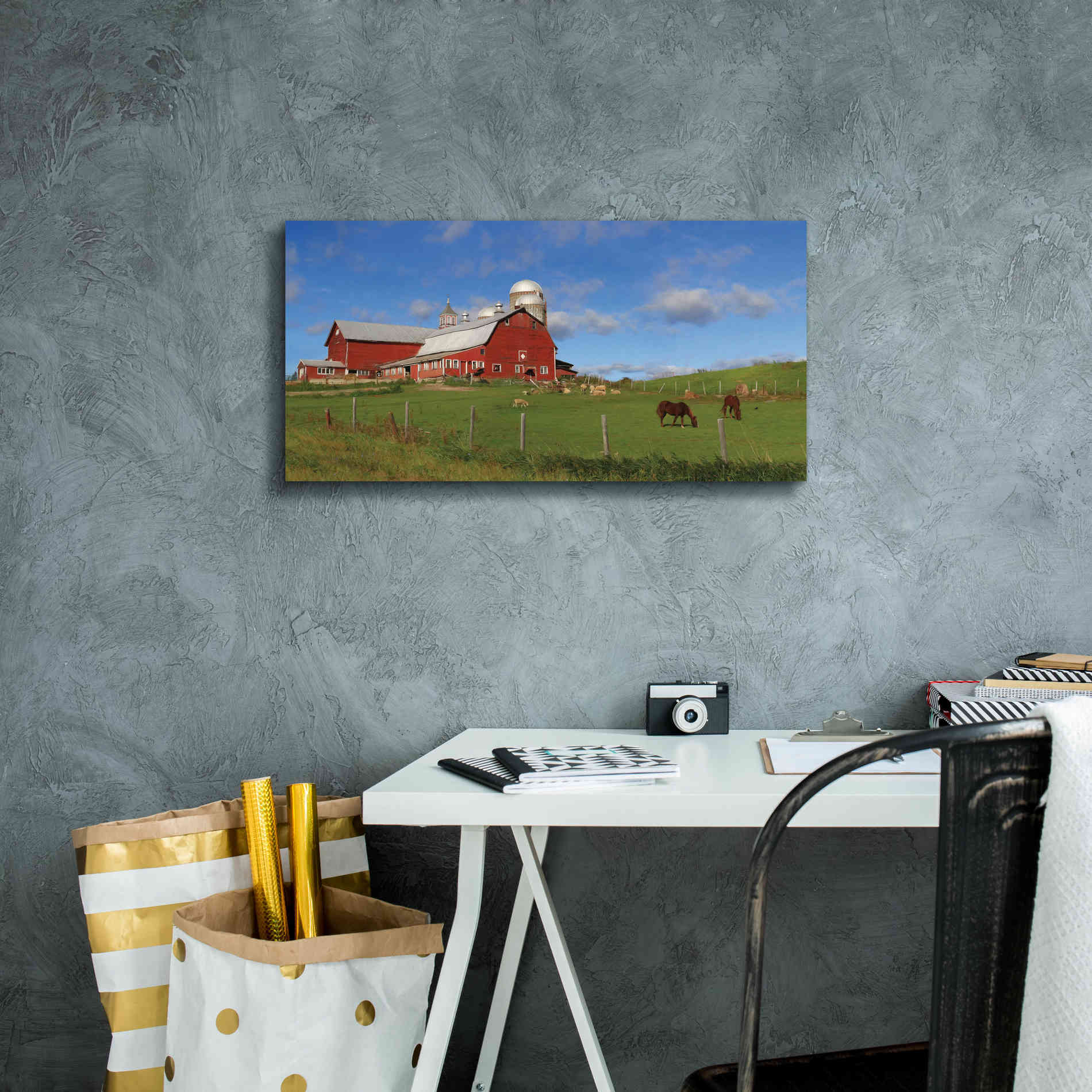 'A Perfect Day' by Lori Deiter, Canvas Wall Art,24 x 12