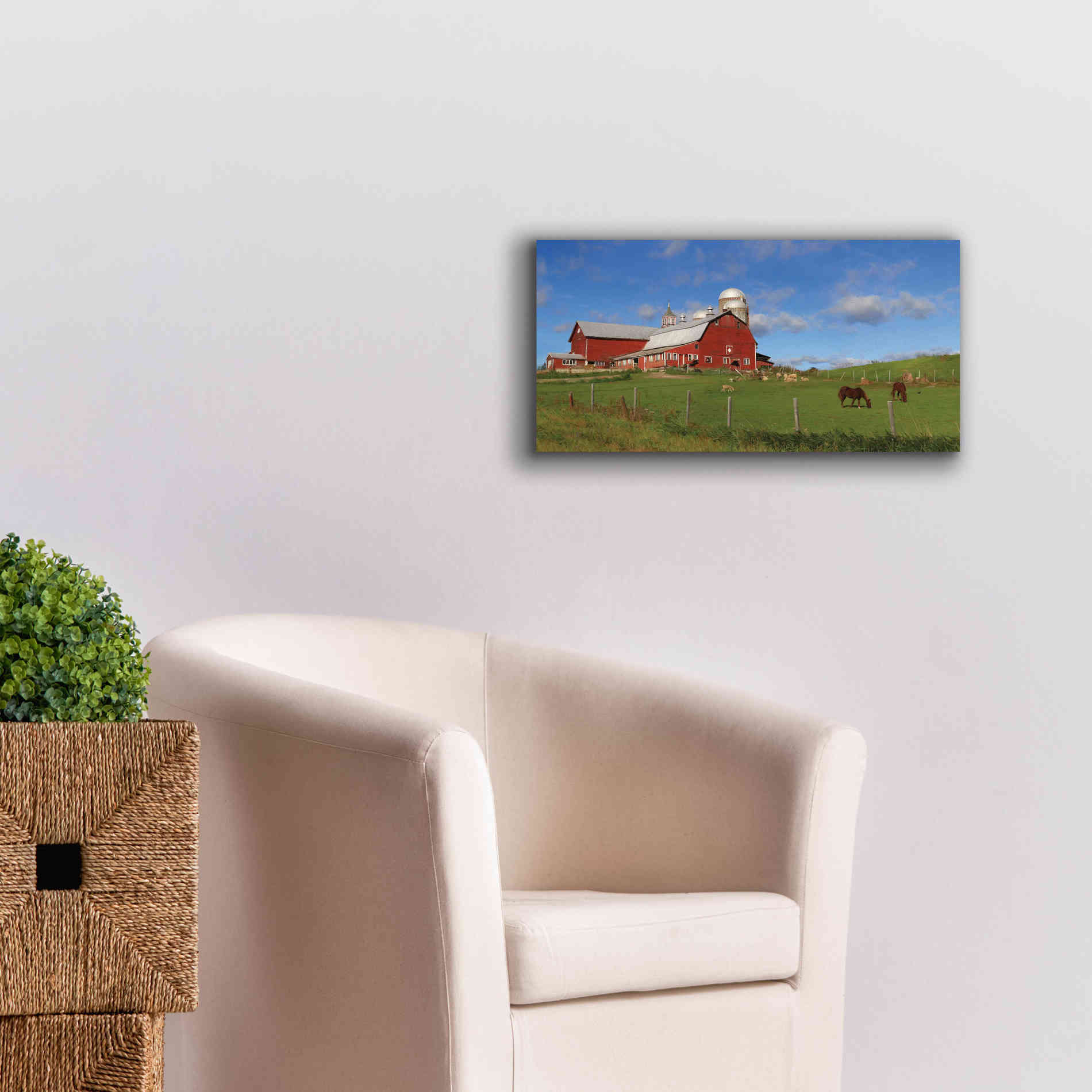 'A Perfect Day' by Lori Deiter, Canvas Wall Art,24 x 12