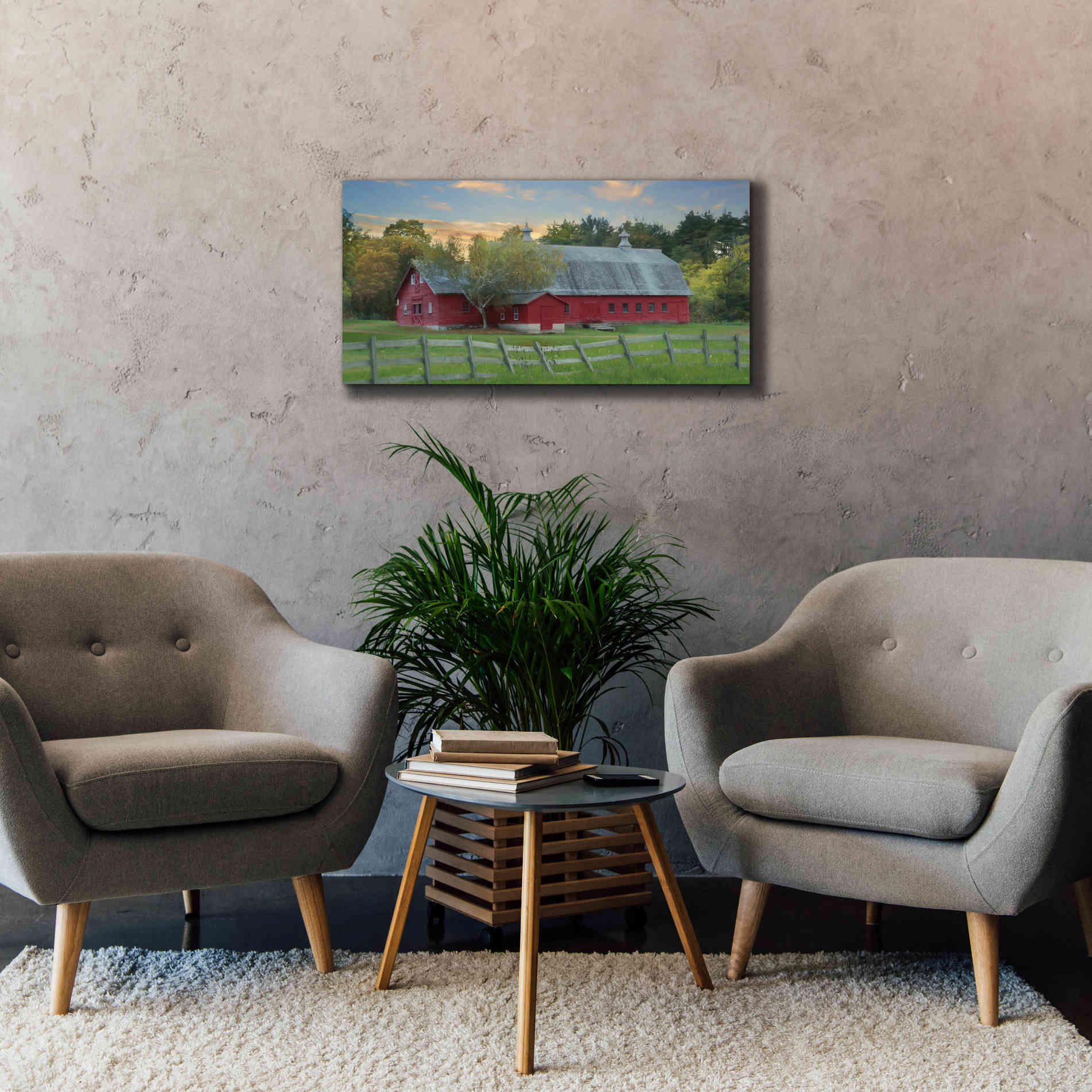 'Fenced In' by Lori Deiter, Canvas Wall Art,40 x 20