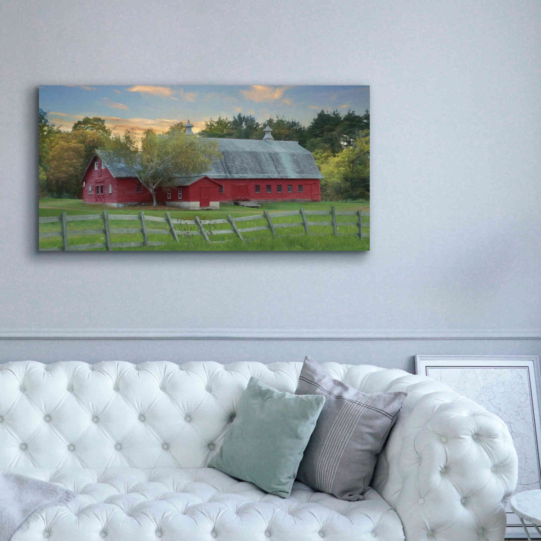 'Fenced In' by Lori Deiter, Canvas Wall Art,60 x 30