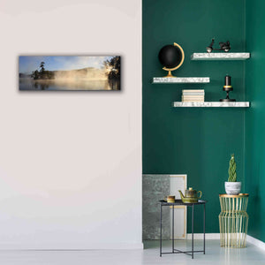 'Lake Luzerne Sunrise' by Lori Deiter, Canvas Wall Art,36 x 12