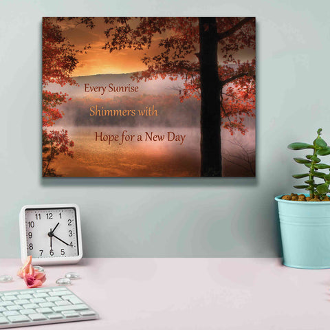 Image of 'Every Sunrise' by Lori Deiter, Canvas Wall Art,16 x 12