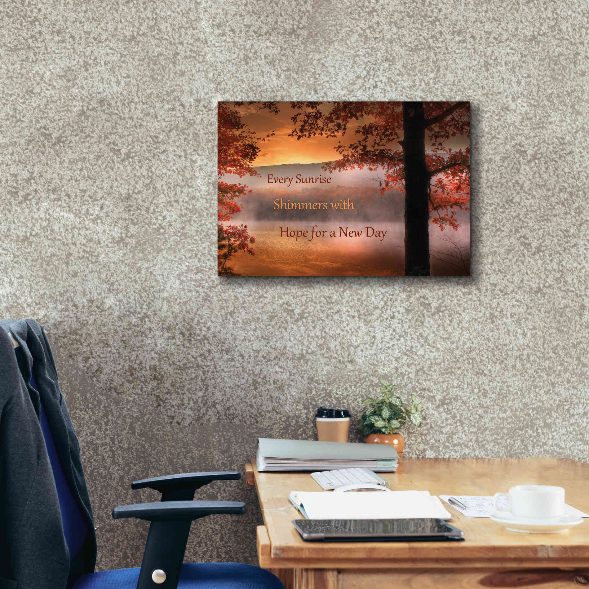 'Every Sunrise' by Lori Deiter, Canvas Wall Art,26 x 18