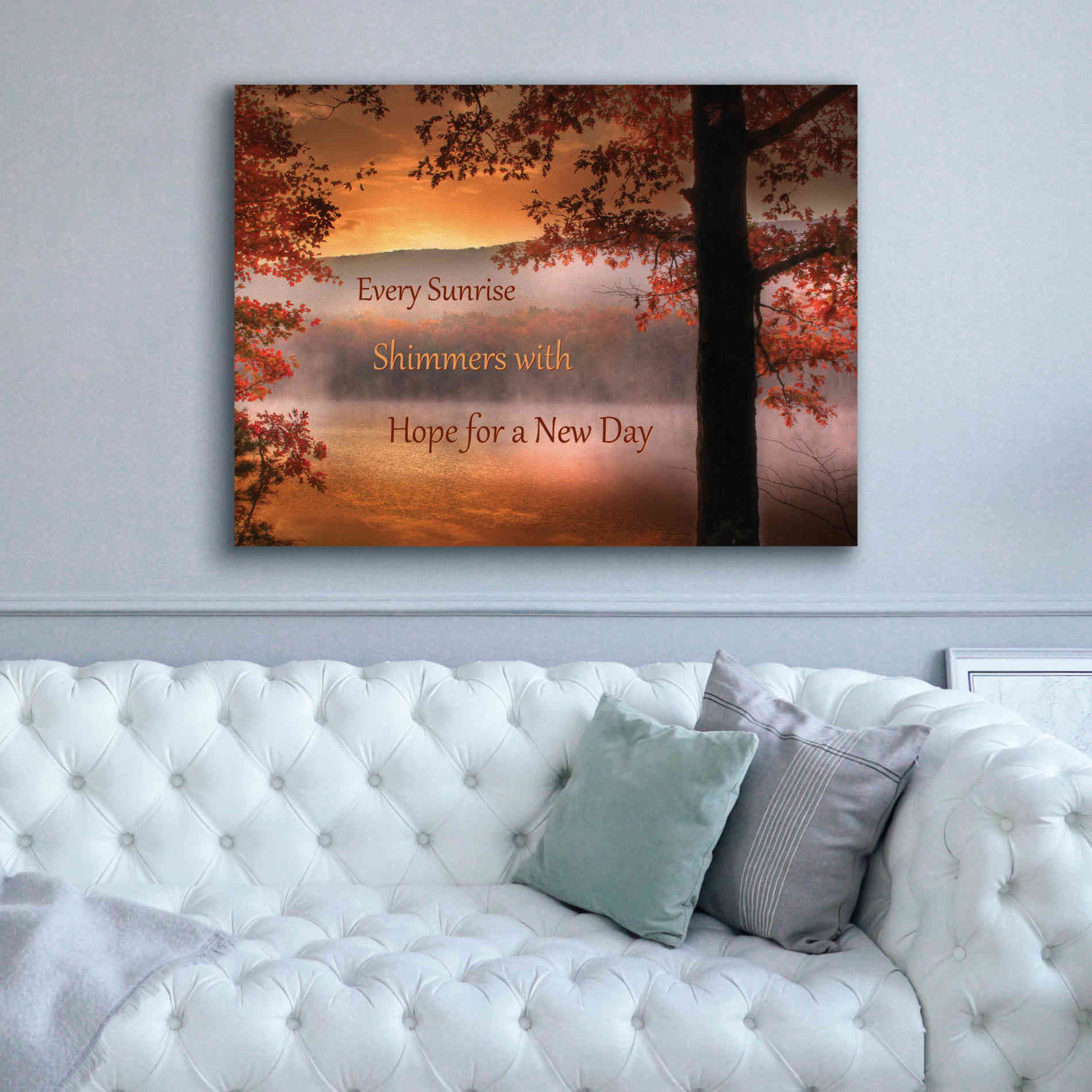 'Every Sunrise' by Lori Deiter, Canvas Wall Art,54 x 40