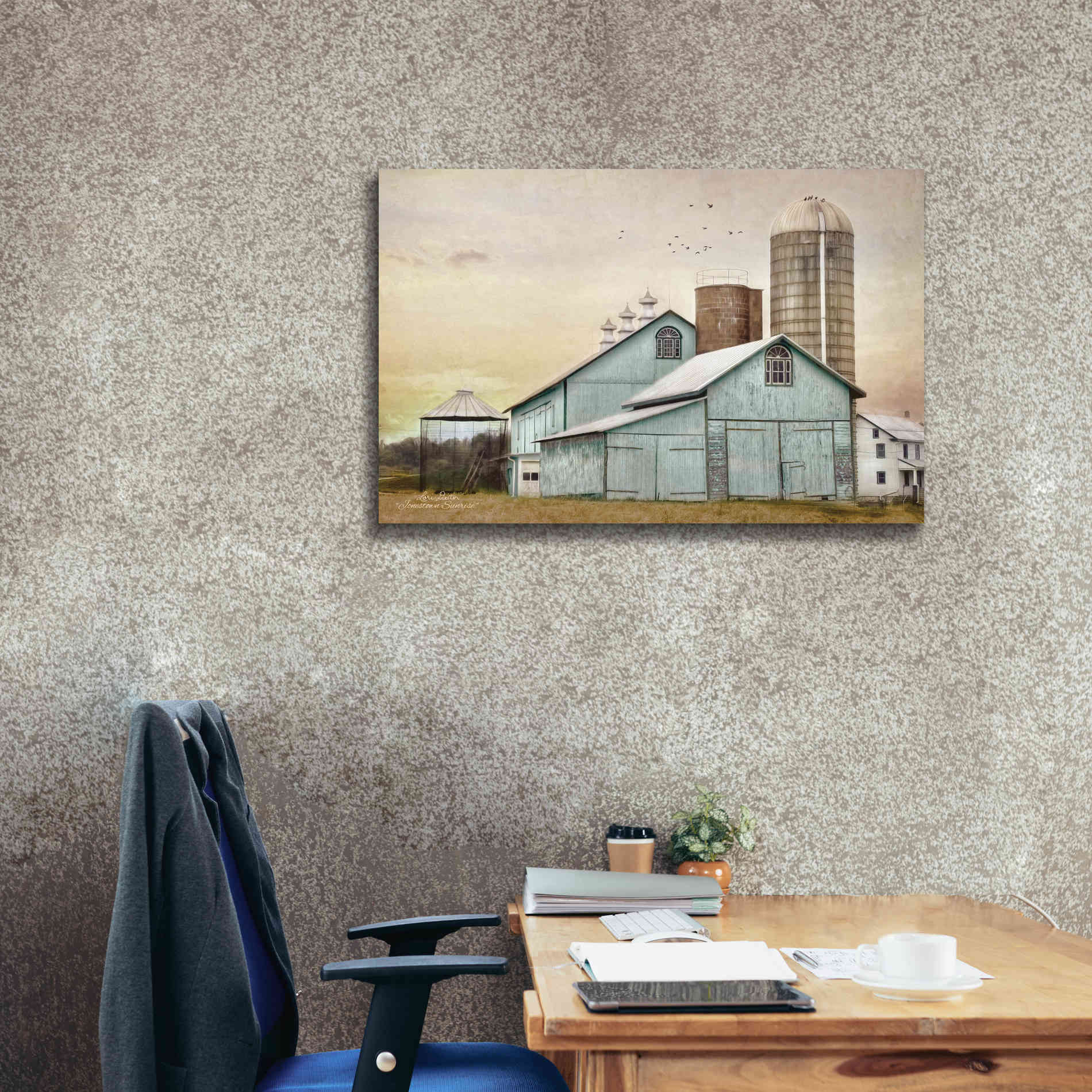 'Jonestown Sunrise' by Lori Deiter, Canvas Wall Art,40 x 26