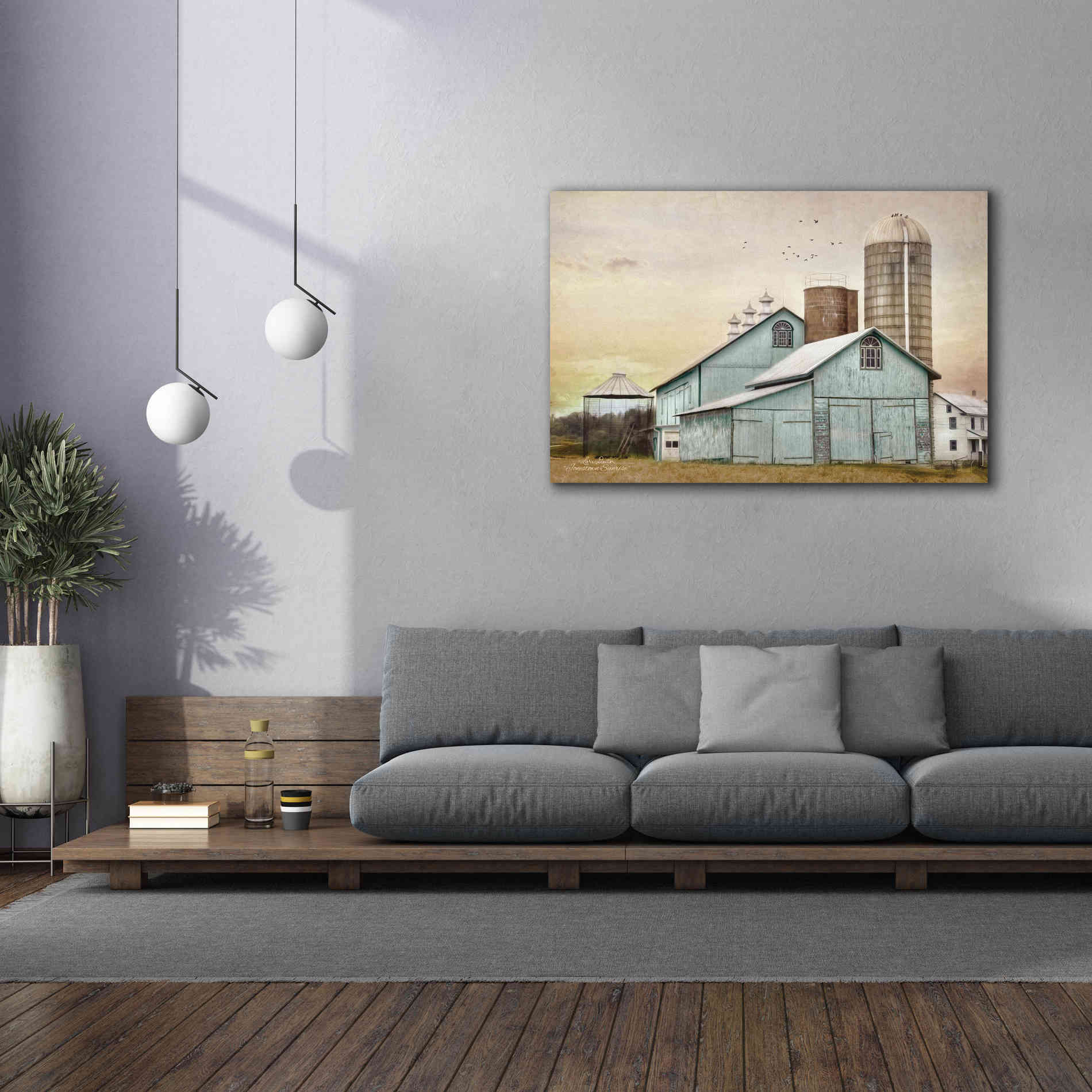 'Jonestown Sunrise' by Lori Deiter, Canvas Wall Art,60 x 40