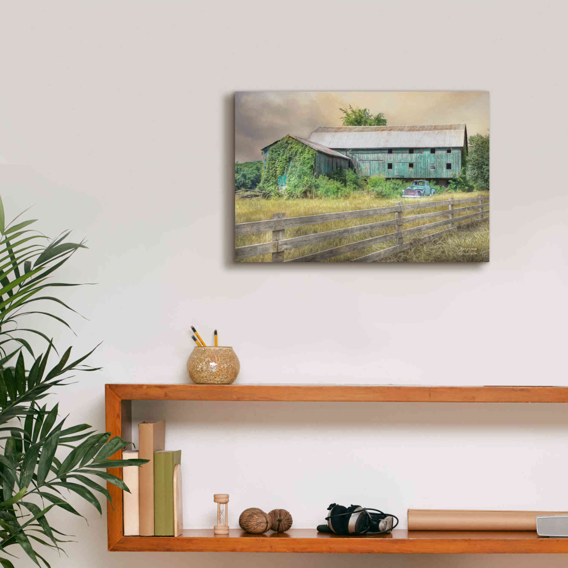 'Overgrown' by Lori Deiter, Canvas Wall Art,18 x 12