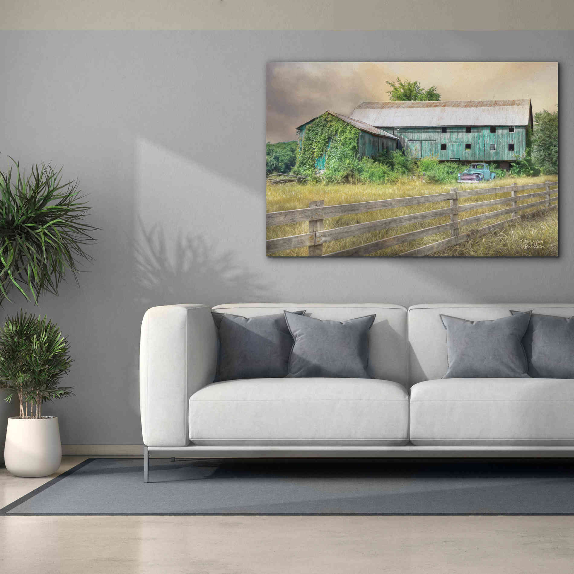 'Overgrown' by Lori Deiter, Canvas Wall Art,60 x 40