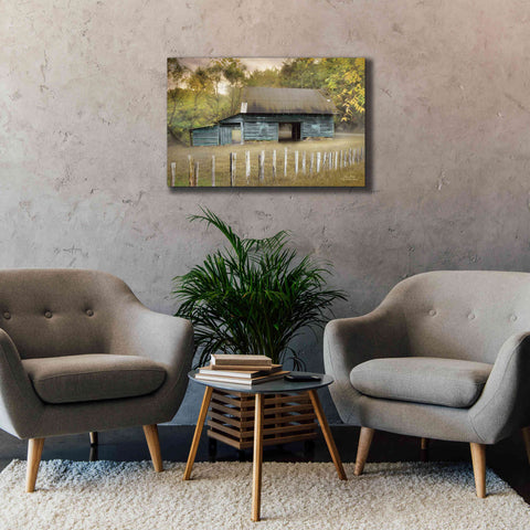 Image of 'Old Teal Shed' by Lori Deiter, Canvas Wall Art,40 x 26