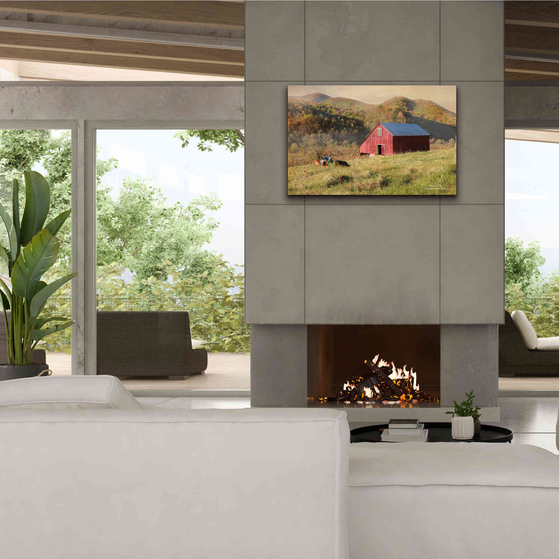 'Sunrise in the Valley' by Lori Deiter, Canvas Wall Art,40 x 26