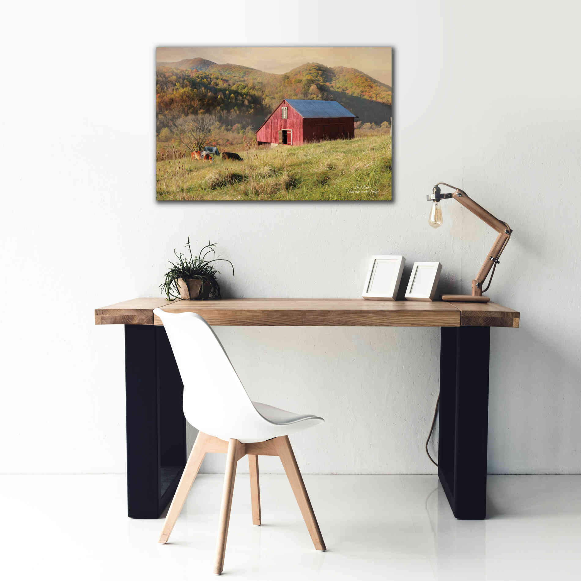 'Sunrise in the Valley' by Lori Deiter, Canvas Wall Art,40 x 26