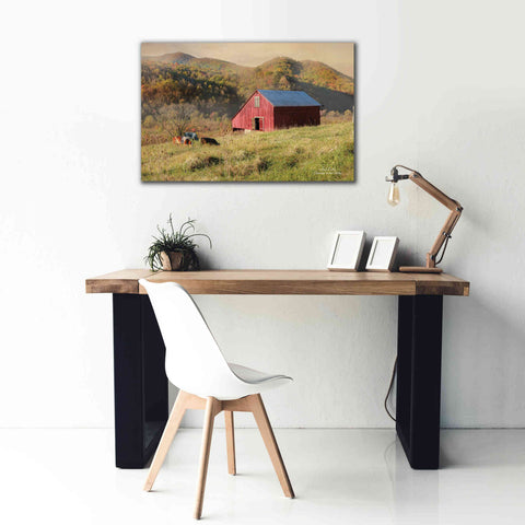 Image of 'Sunrise in the Valley' by Lori Deiter, Canvas Wall Art,40 x 26