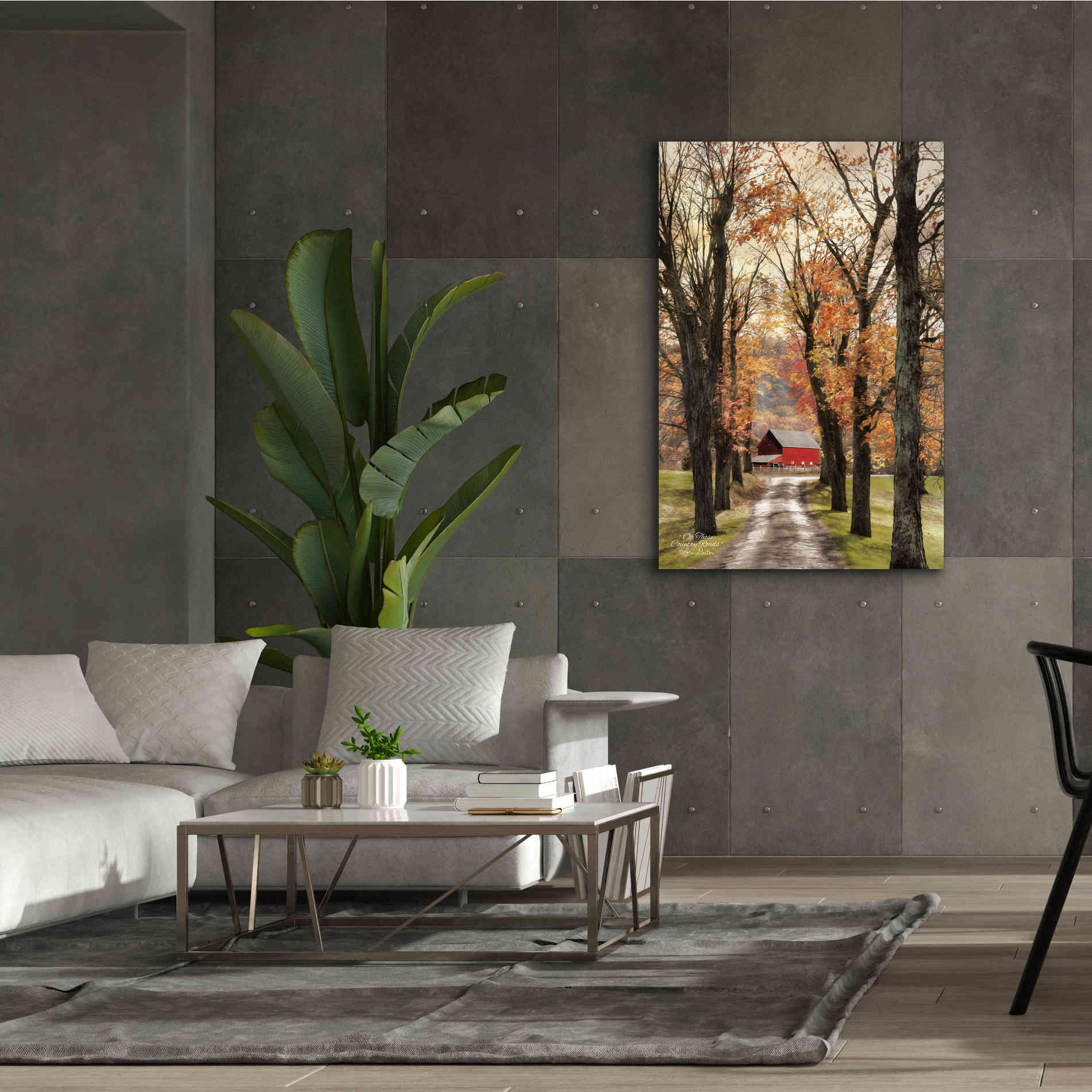 'On Those Country Roads' by Lori Deiter, Canvas Wall Art,40 x 60