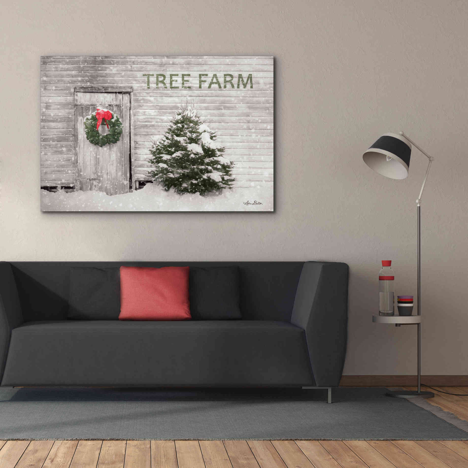 'Tree Farm' by Lori Deiter, Canvas Wall Art,60 x 40