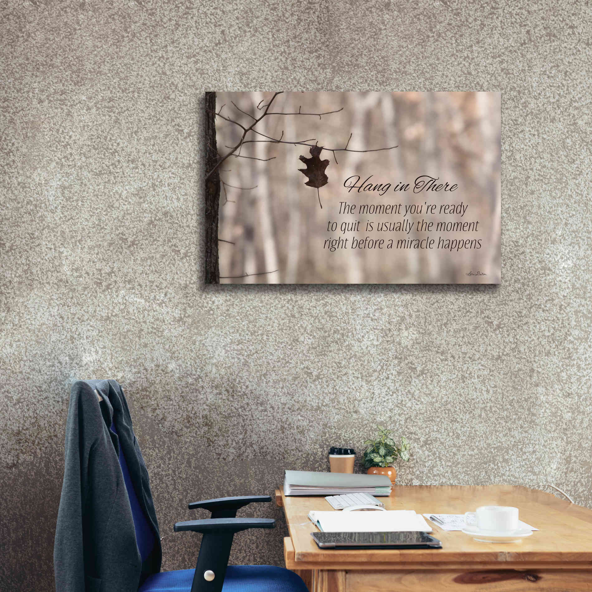'Hang in There' by Lori Deiter, Canvas Wall Art,40 x 26