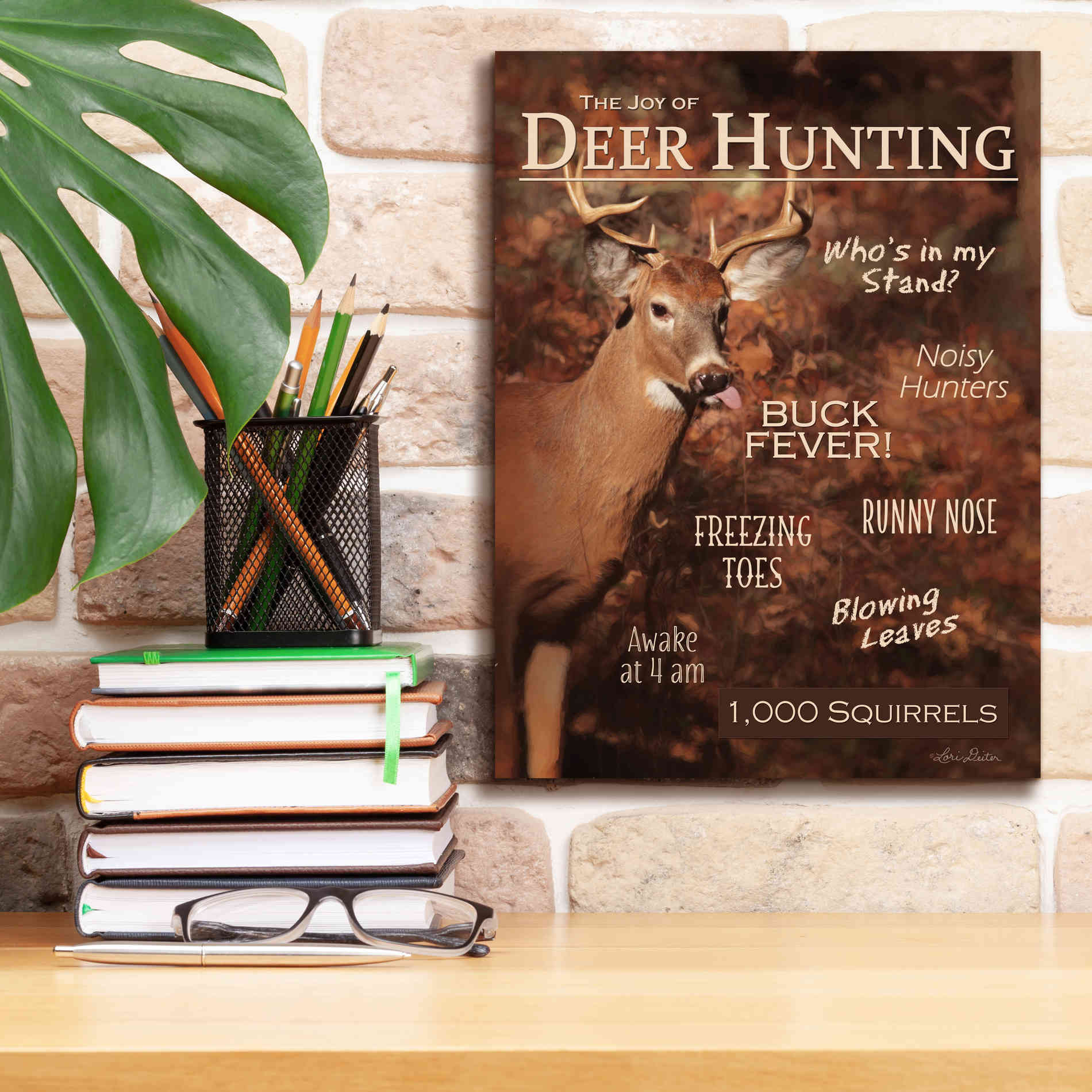 'Joy of Hunting' by Lori Deiter, Canvas Wall Art,12 x 16