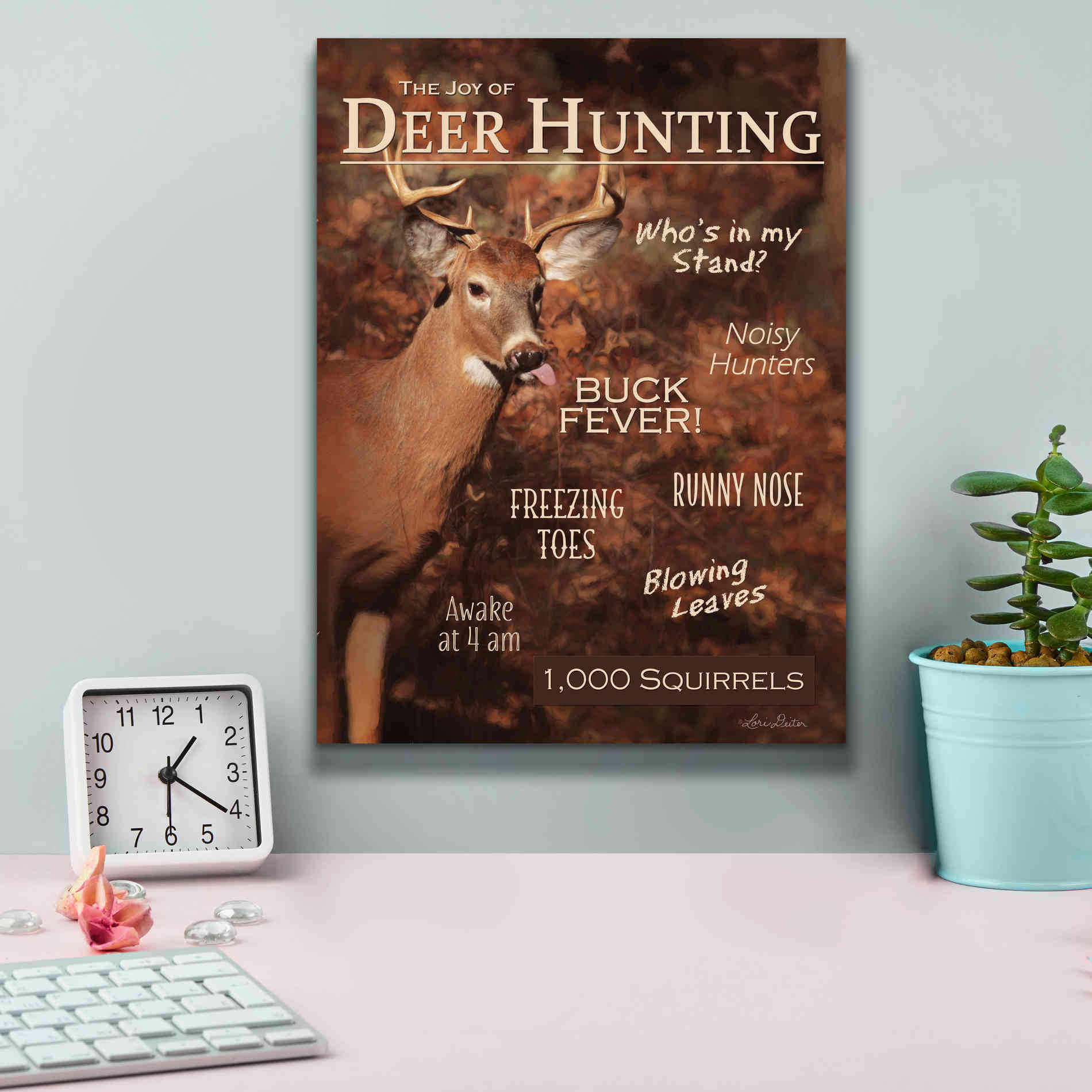'Joy of Hunting' by Lori Deiter, Canvas Wall Art,12 x 16
