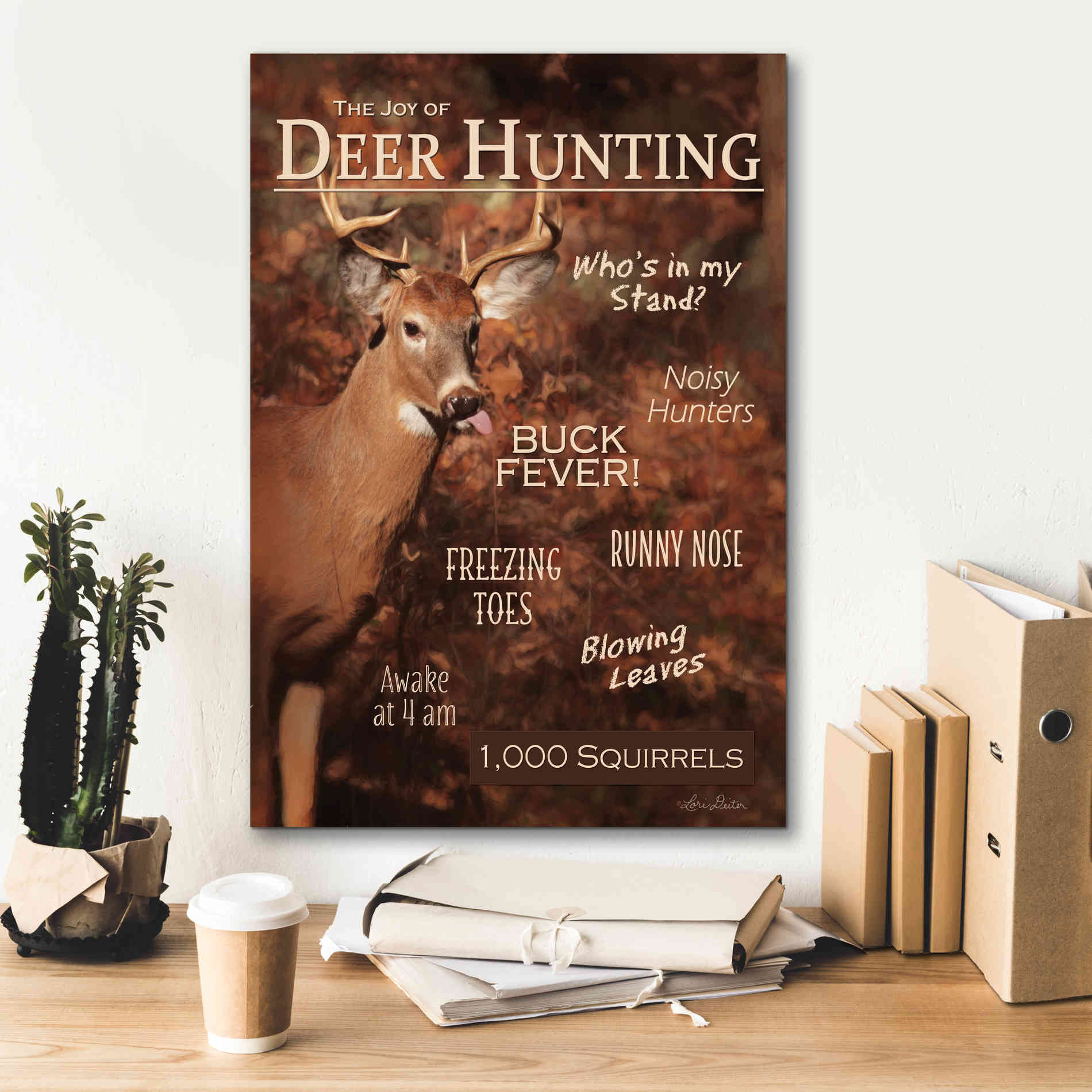 'Joy of Hunting' by Lori Deiter, Canvas Wall Art,18 x 26