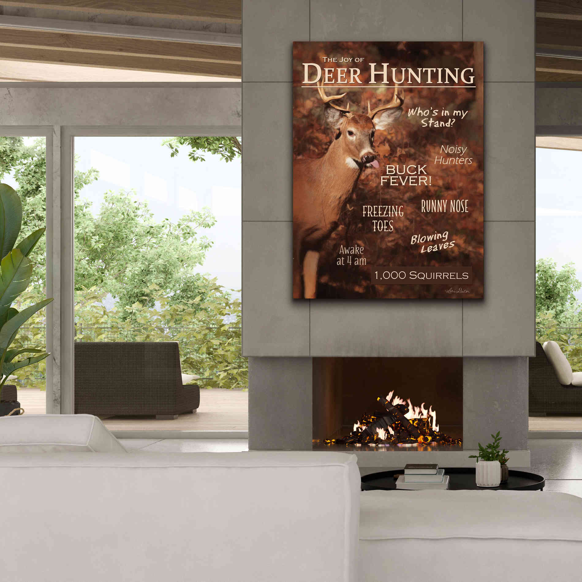'Joy of Hunting' by Lori Deiter, Canvas Wall Art,40 x 54