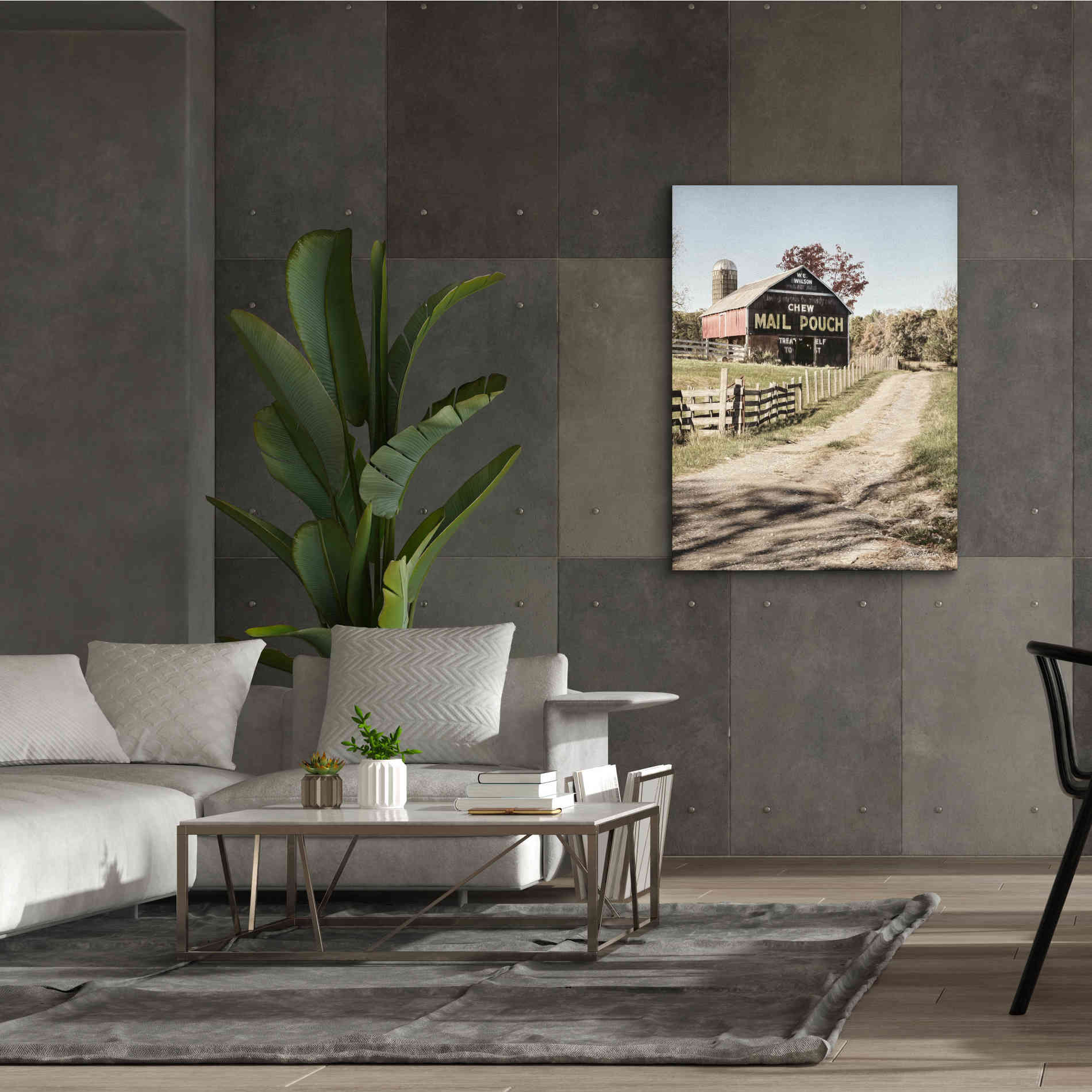'Mail Pouch Lane' by Lori Deiter, Canvas Wall Art,40 x 54