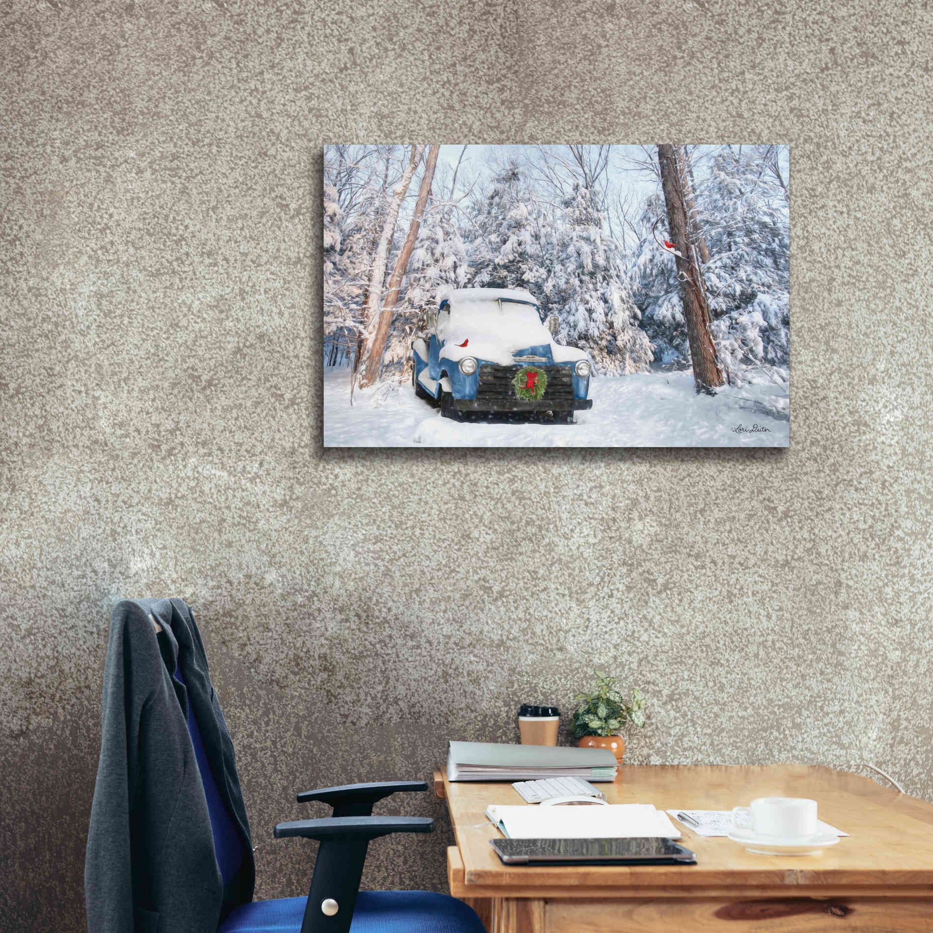 'Winter Storage' by Lori Deiter, Canvas Wall Art,40 x 26