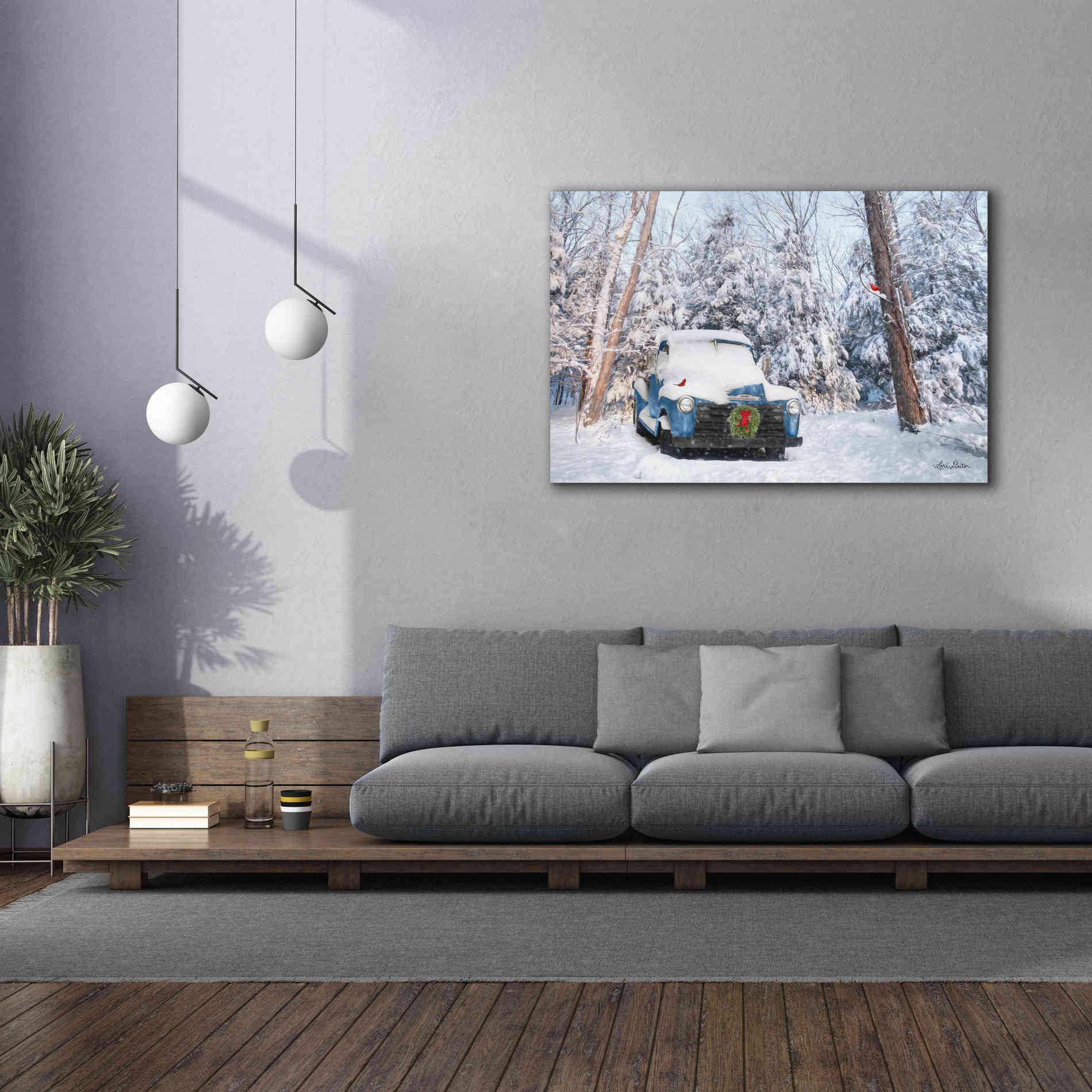 'Winter Storage' by Lori Deiter, Canvas Wall Art,60 x 40