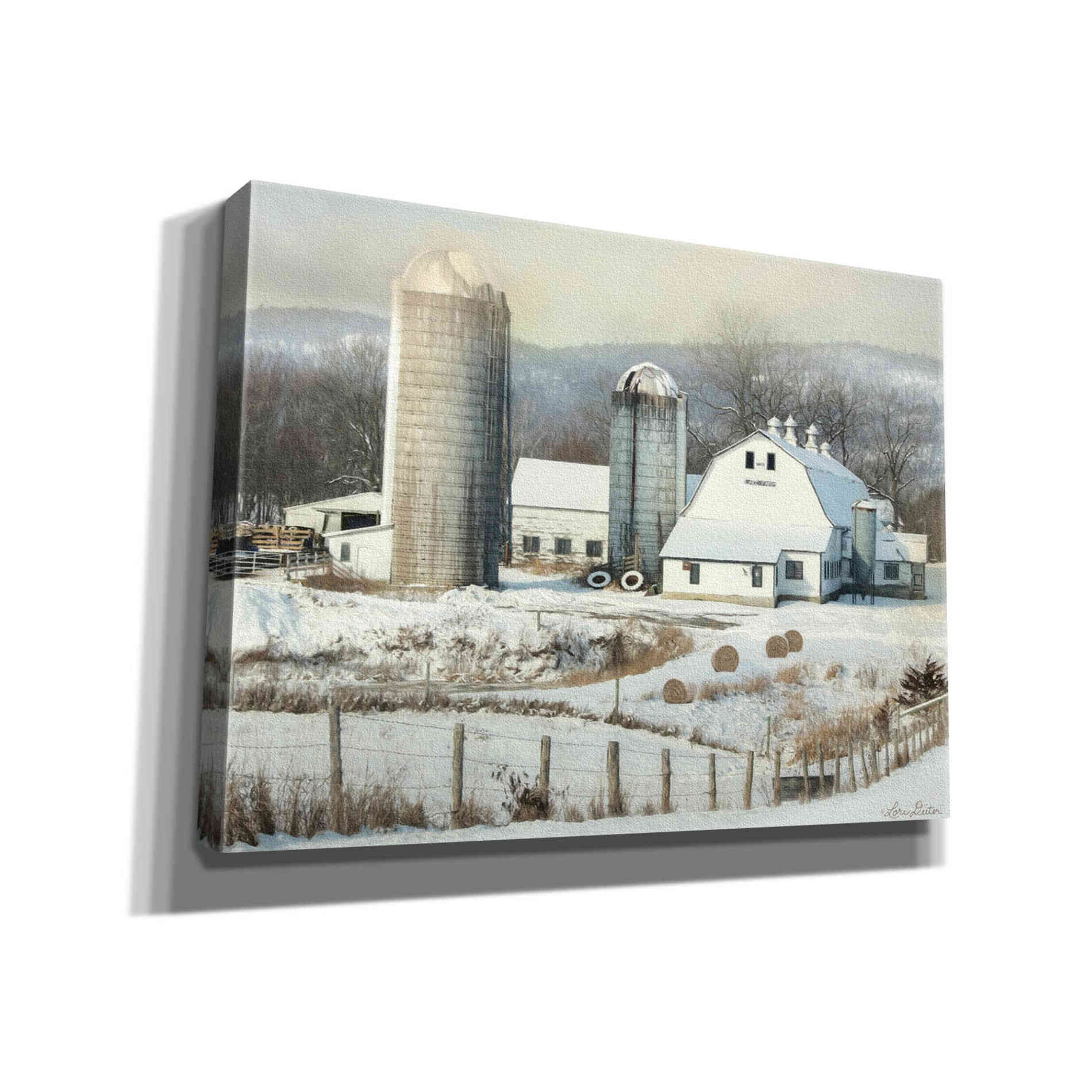 'The Lake Farm' by Lori Deiter, Canvas Wall Art
