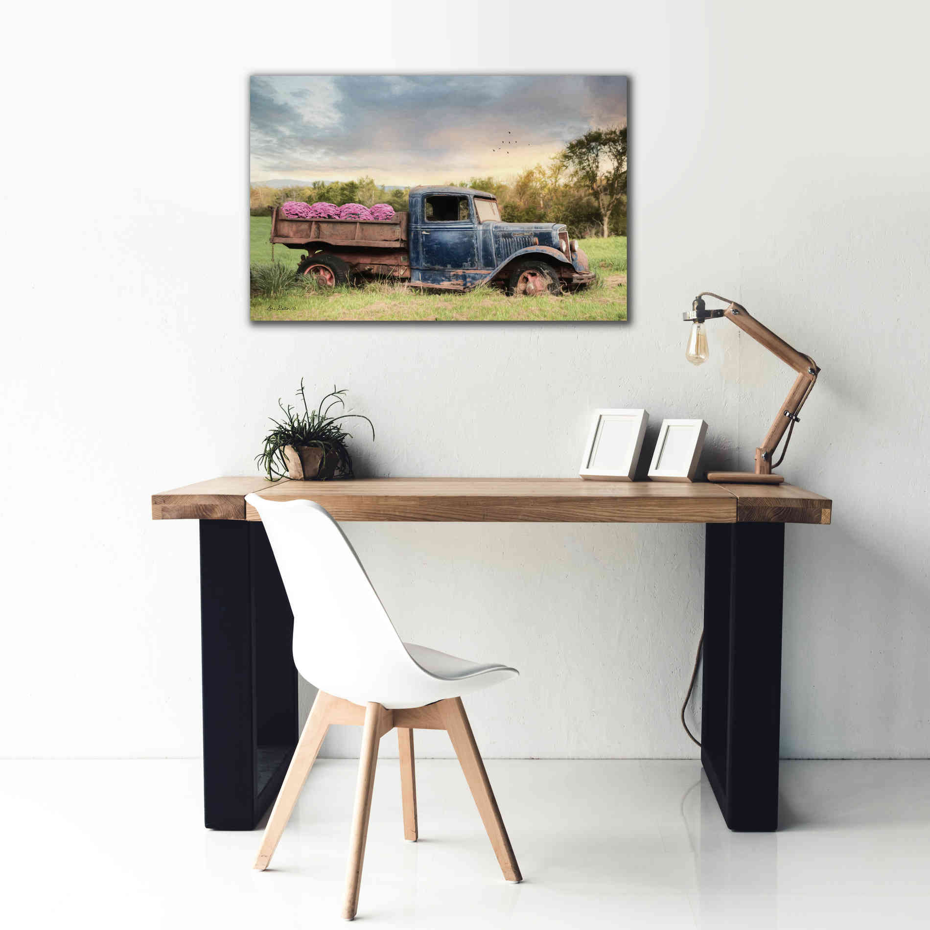 'Flower Delivery' by Lori Deiter, Canvas Wall Art,40 x 26