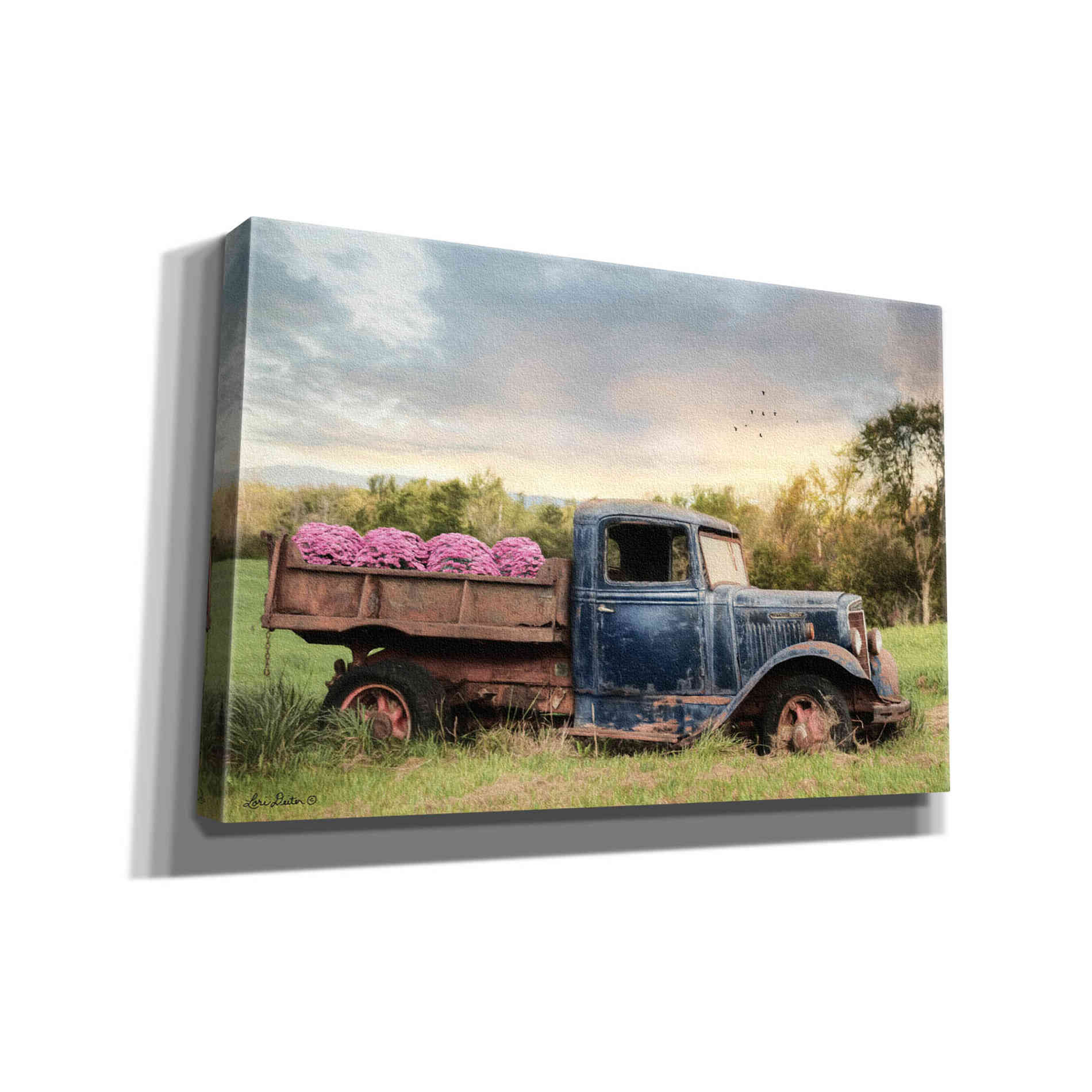 'Flower Delivery' by Lori Deiter, Canvas Wall Art