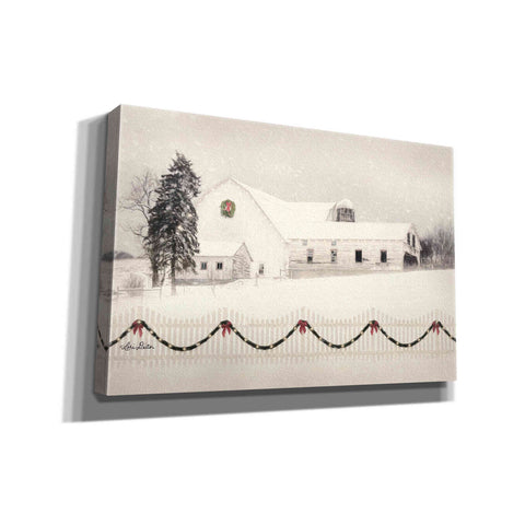 Image of 'Snowy Barn on a Hill' by Lori Deiter, Canvas Wall Art