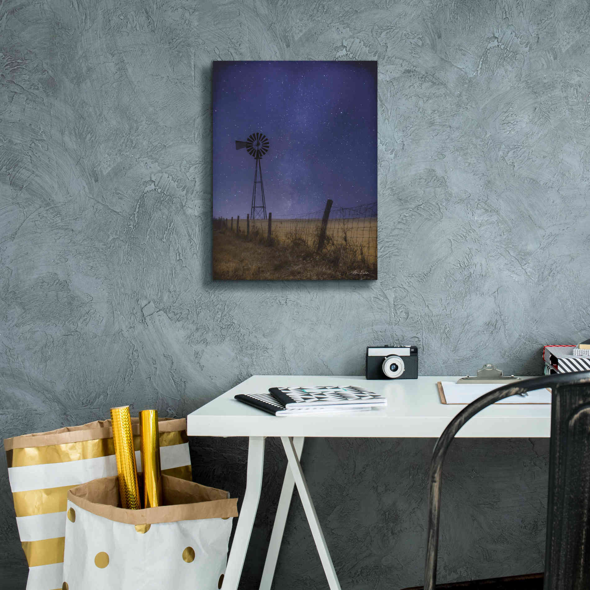 'Starlit Night' by Lori Deiter, Canvas Wall Art,12 x 16