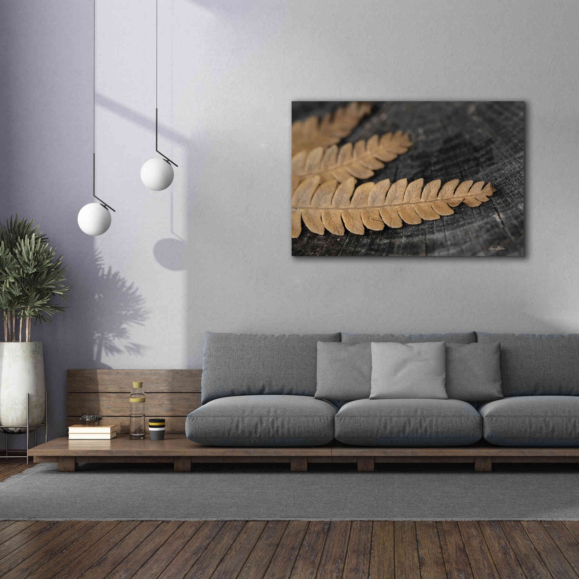 'Gold on Black V' by Lori Deiter, Canvas Wall Art,60 x 40
