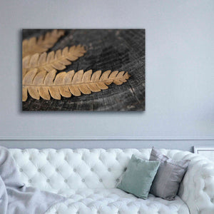 'Gold on Black V' by Lori Deiter, Canvas Wall Art,60 x 40