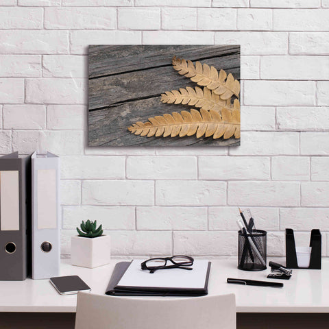 Image of 'Gold on Black VI' by Lori Deiter, Canvas Wall Art,18 x 12