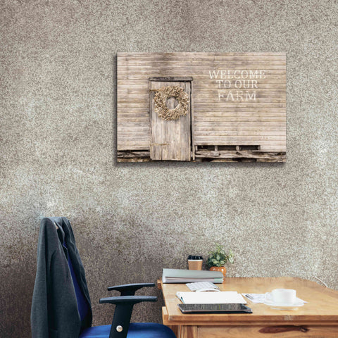Image of 'Welcome to Our Farm' by Lori Deiter, Canvas Wall Art,40 x 26