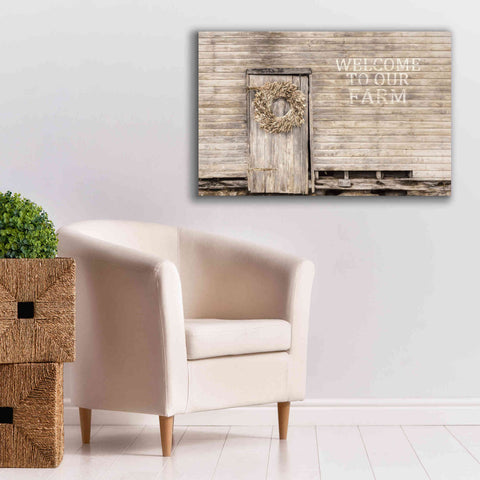 Image of 'Welcome to Our Farm' by Lori Deiter, Canvas Wall Art,40 x 26