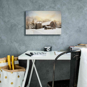 'The Color of Winter' by Lori Deiter, Canvas Wall Art,18 x 12