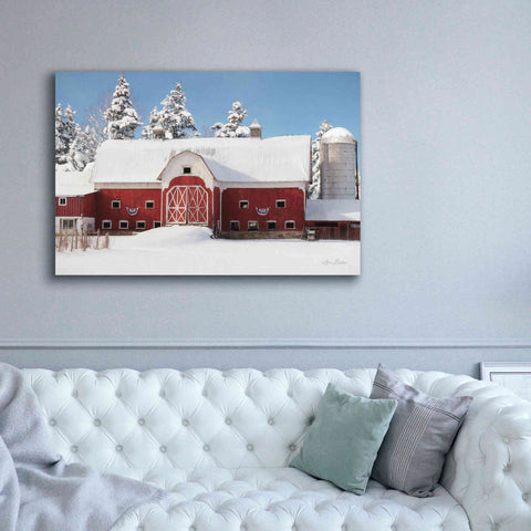 Image of 'Red, White and Cold' by Lori Deiter, Canvas Wall Art,60 x 40