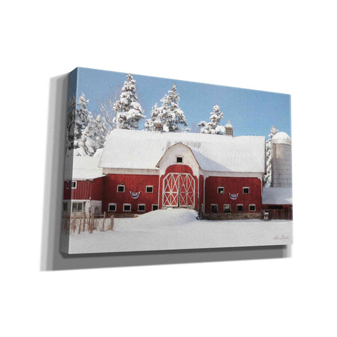 Image of 'Red, White and Cold' by Lori Deiter, Canvas Wall Art