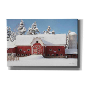 'Red, White and Cold' by Lori Deiter, Canvas Wall Art