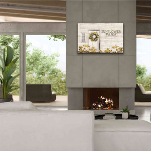 'Sunflower Farm' by Lori Deiter, Canvas Wall Art,40 x 26