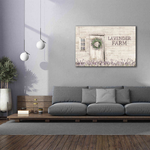 Image of 'Lavender Farm' by Lori Deiter, Canvas Wall Art,60 x 40