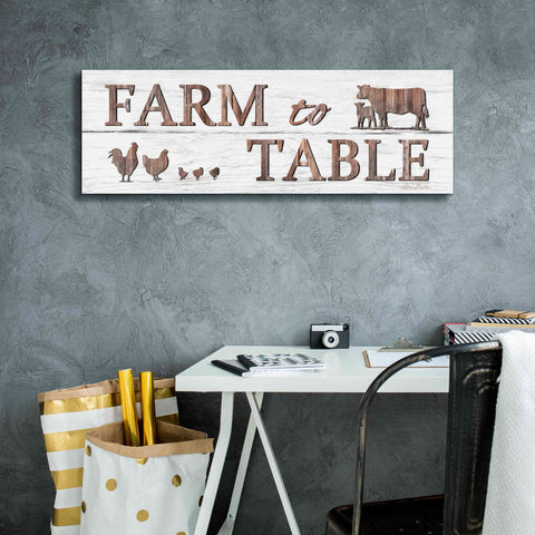 Image of 'Farm to Table' by Lori Deiter, Canvas Wall Art,36 x 12