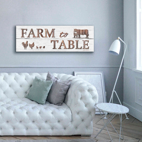 Image of 'Farm to Table' by Lori Deiter, Canvas Wall Art,60 x 20