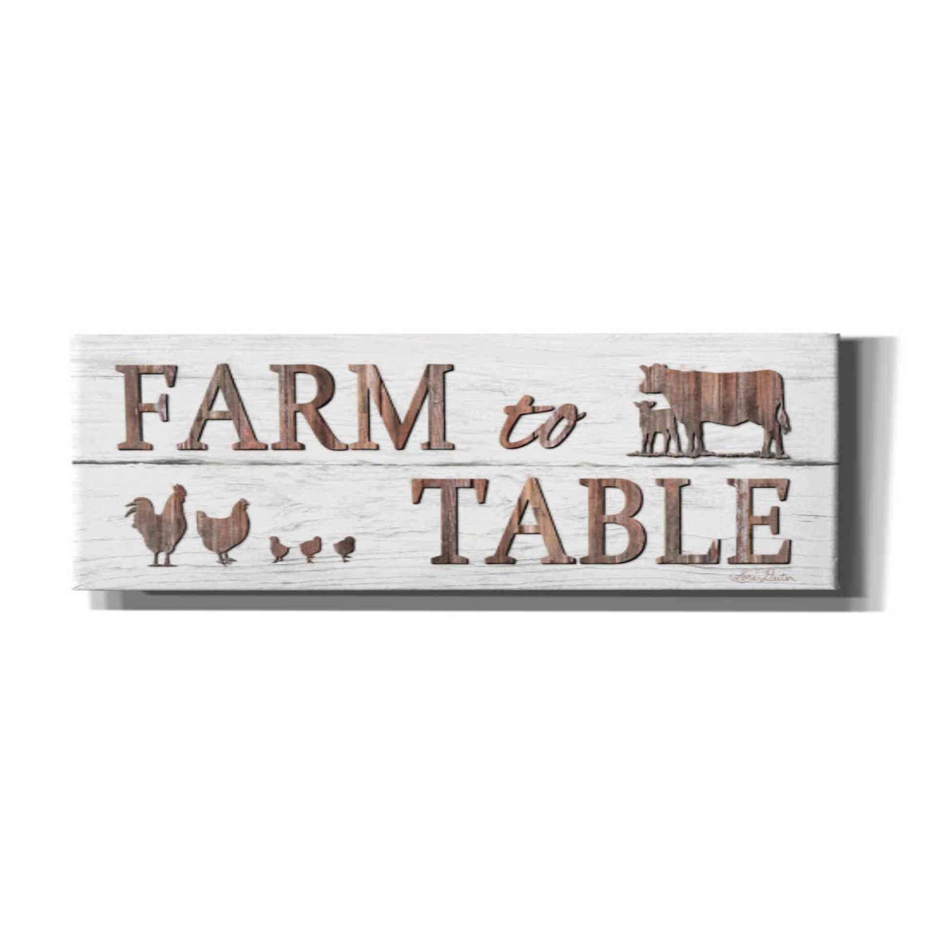 'Farm to Table' by Lori Deiter, Canvas Wall Art