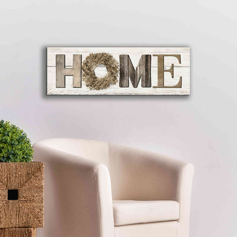Image of 'Home in Beige' by Lori Deiter, Canvas Wall Art,36 x 12