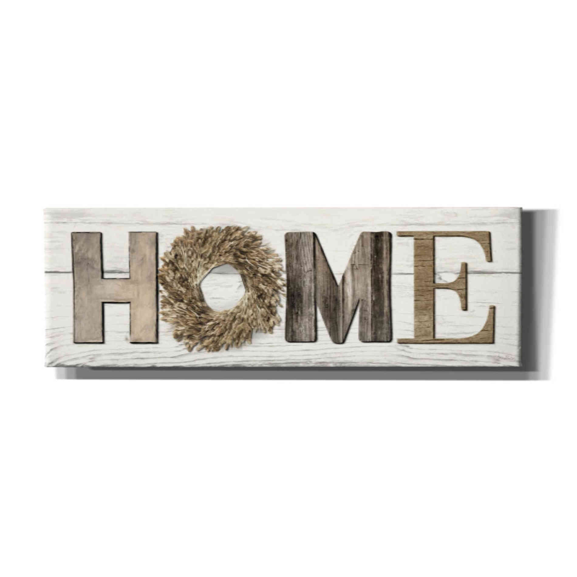 'Home in Beige' by Lori Deiter, Canvas Wall Art