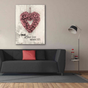 'A True Love Story' by Lori Deiter, Canvas Wall Art,40 x 54