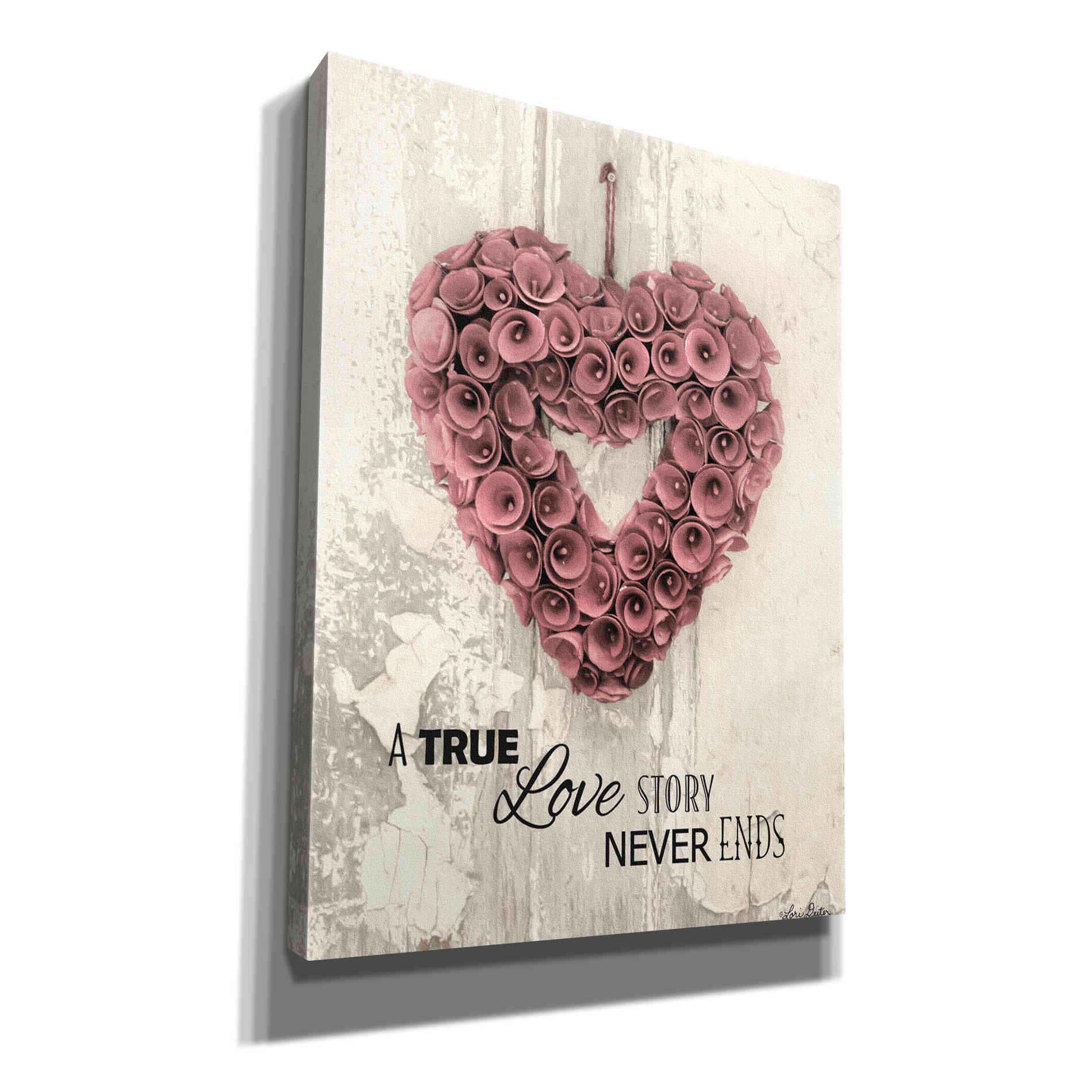'A True Love Story' by Lori Deiter, Canvas Wall Art