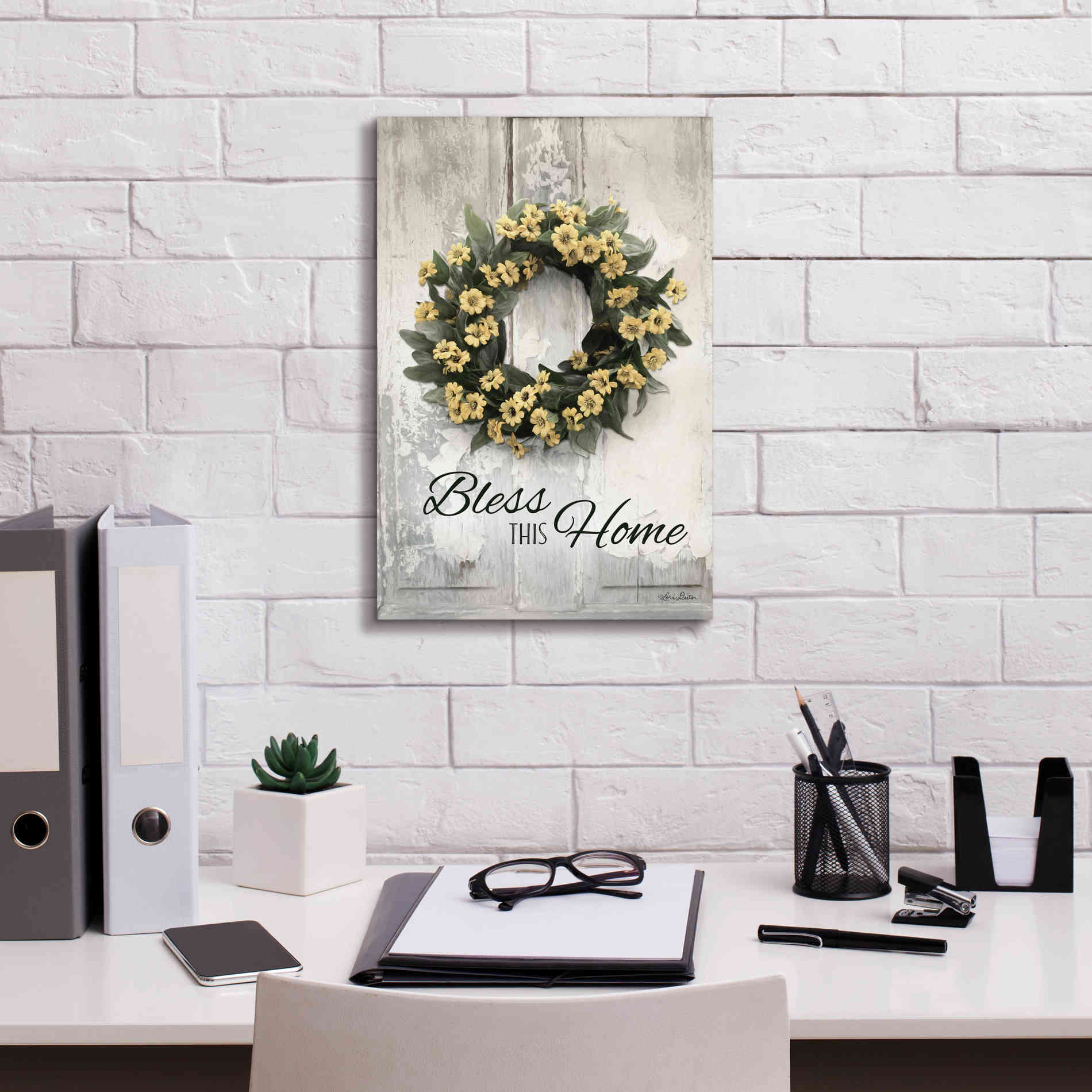 'Bless This Home' by Lori Deiter, Canvas Wall Art,12 x 18